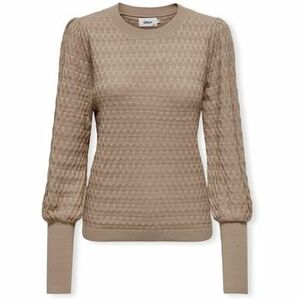 Pulóverek Only Noos Faye Life Knit - Silver Mink kép