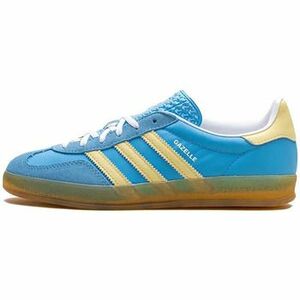 Divat edzőcipők adidas Gazelle Indoor Semi Blue Burst Almost Yellow kép