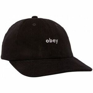 Baseball sapkák Obey Lowercase corduroy 6 panel str kép