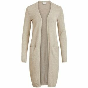 Kabátok Vila Noos Ril Long Cardigan - Natural Melange kép