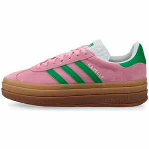 Divat edzőcipők adidas Gazelle Bold True Pink Green Cloud White kép