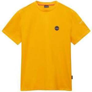 Pólók / Galléros Pólók Napapijri Badge T-Shirt Orange kép