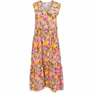 Hosszú ruhák Vila VICOLMENA FLO S/L ANCLE DRESS 14076262 kép