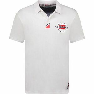 Rövid ujjú galléros pólók Geographical Norway SY1358HGN-White kép