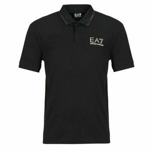 Rövid ujjú galléros pólók Emporio Armani EA7 TRAIN GOLD LABEL POLO PUNTO ROMA 7M000300 kép