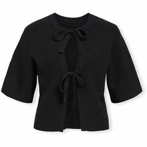 Kabátok Object Noos Julla Parvi 2/4 Cardigan - Black kép