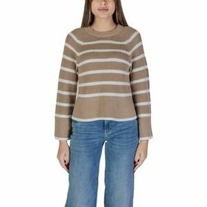 Pulóverek Vila VICASIA L/S STRIPED SHORT KNIT TOP/PB 14103369 kép