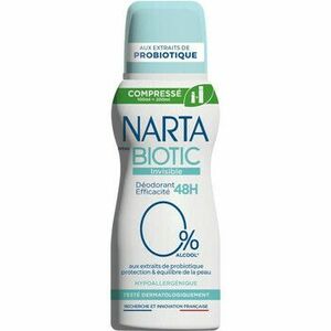 Dezodorok Narta Biotic Deodorant 0% Alcohol Invisible - Hypoallergenic kép