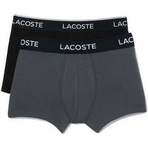 Boxerek Lacoste 2 Pack Cotton Stretch Logo Trunks Black/Dark Grey kép