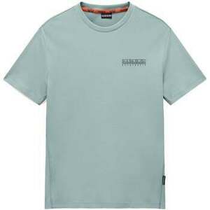 Pólók / Galléros Pólók Napapijri S Vanni T-Shirt Green Mil kép