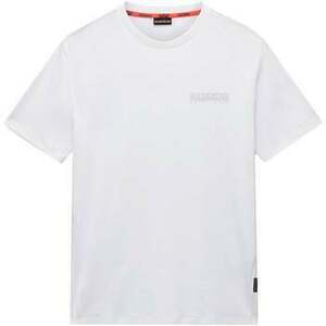 Pólók / Galléros Pólók Napapijri S Vanni T-Shirt White kép