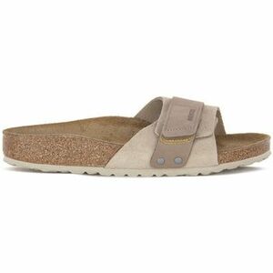 Papucsok BIRKENSTOCK OITA TAUPE SUEDE CALZ S kép