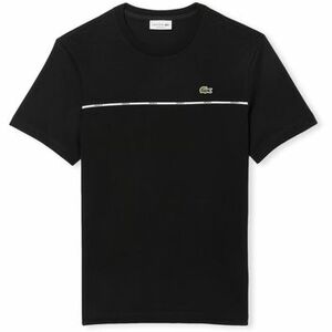 Pólók / Galléros Pólók Lacoste T-Shirt TH9842 - Black kép