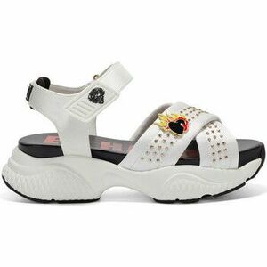 Szandálok / Saruk Ed Hardy Flaming sandal white kép