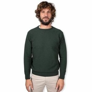 Pulóverek Armazém Das Malhas ARMAZÉM DAS MALHAS Herringbone Sweater - Green kép