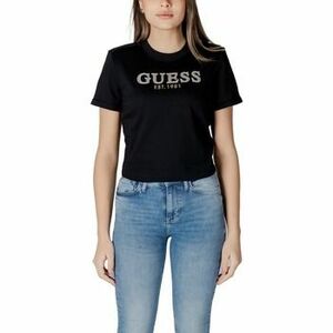 Rövid ujjú pólók Guess CN SS CROPPED WASHED W5GI15 K8FQ4 kép