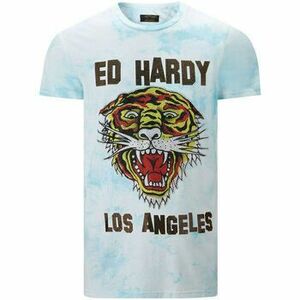 Rövid ujjú pólók Ed Hardy Los tigre t-shirt turquesa kép