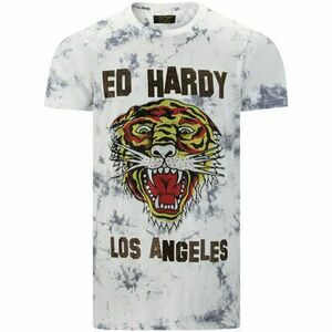 Rövid ujjú pólók Ed Hardy Los tigre t-shirt white kép