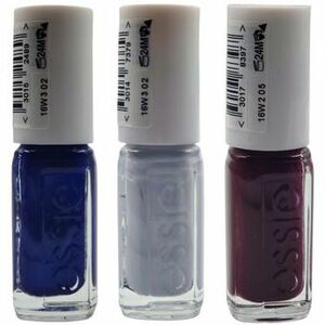 Körömlakkok Essie Set of 3 Mini Nail Polishes - 92 Aruba Blue / 604 Press kép