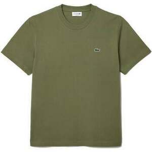 Pólók / Galléros Pólók Lacoste Classic Fit Cotton T-Shirt Khaki Green kép