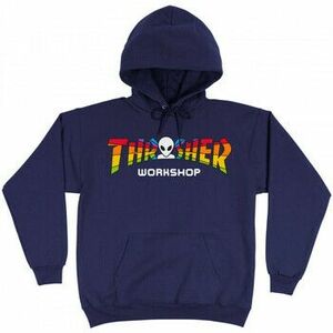 Pulóverek Thrasher Sweat x aws spectrum hood kép