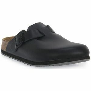 Divat edzőcipők BIRKENSTOCK BOSTON BLACK LEATHER calz s kép