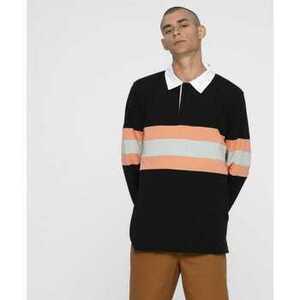 Pólók / Galléros Pólók Santa Cruz Vista strip l/s polo kép