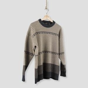 Pulóverek Armazém Das Malhas ARMAZÉM DAS MALHAS Jacquard Knit - Grey kép