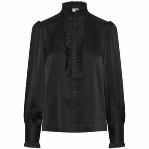 Blúzok Y.a.s YAS Frilla Shirt L/S - Black kép