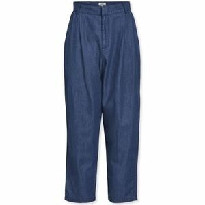 Nadrágok Object Joanna Trousers - Medium Blue Denim kép