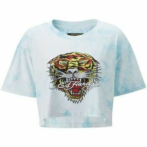 Pólók / Galléros Pólók Ed Hardy Los tigre grop top turquesa kép