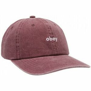 Baseball sapkák Obey Pigment lowercase 6 panel stra kép