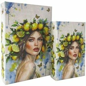 Kosarak és dobozok Signes Grimalt Lemons Woman Book Box 2U kép