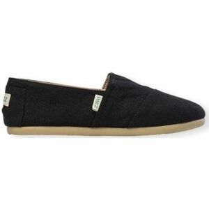 Gyékény talpú cipők Paez Gum Classic W - Combi Linen Black kép