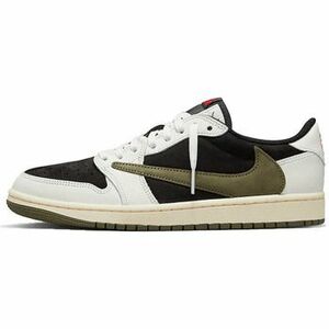 Divat edzőcipők Nike Air Jordan 1 Retro Low OG SP Travis Scott Olive kép