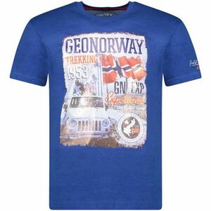 Rövid ujjú pólók Geo Norway SW1959HGNO-ROYAL BLUE kép