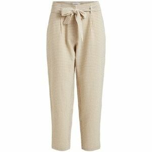 Nadrágok Vila Pants Laidas 7/8 - Cement kép