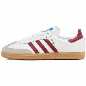 Divat edzőcipők adidas Samba OG White Burgundy Gum kép