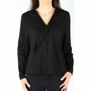 Ingek / Blúzok Wrangler L/S Wrap Shirt Black W5180BD01 kép