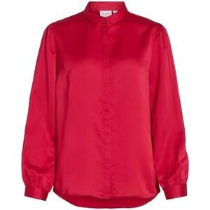 Blúzok Vila Noos Ellette Satin Shirt - Love Potion kép