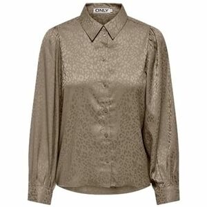 Blúzok Only Shirt Lalley Zora L/S - Weathered Teak kép