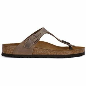 Papucsok BIRKENSTOCK GIZEH BROWN OILED kép