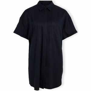 Blúzok Vila Harlow 2/4 Oversize Shirt - Sky Captain kép