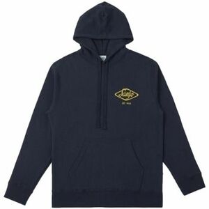 Pulóverek Sanjo Hooded Flocked Logo - Navy kép