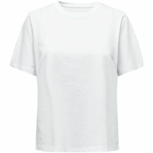 Pulóverek Only T-Shirt S/S Tee -Noos - White kép