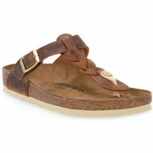 Papucsok BIRKENSTOCK GIZEH BRAIDED COGNAC OILED CALZ S kép