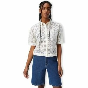 Blúzok Object Emilia Shirt S/S - Sands kép