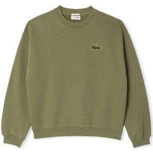 Pulóverek Lacoste Loose Fit Badge Accent Sweatshirt - Vert Kaki kép