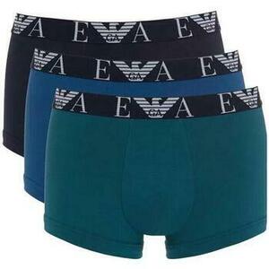 Boxerek Emporio Armani Three Pack Logo Trunks Green/Blue/Black kép