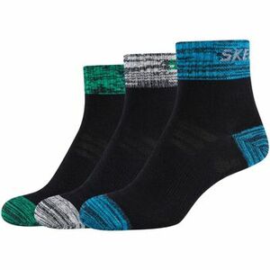 Zoknik Skechers 3PPK Boys Mesh Ventilation Quarter Socks kép